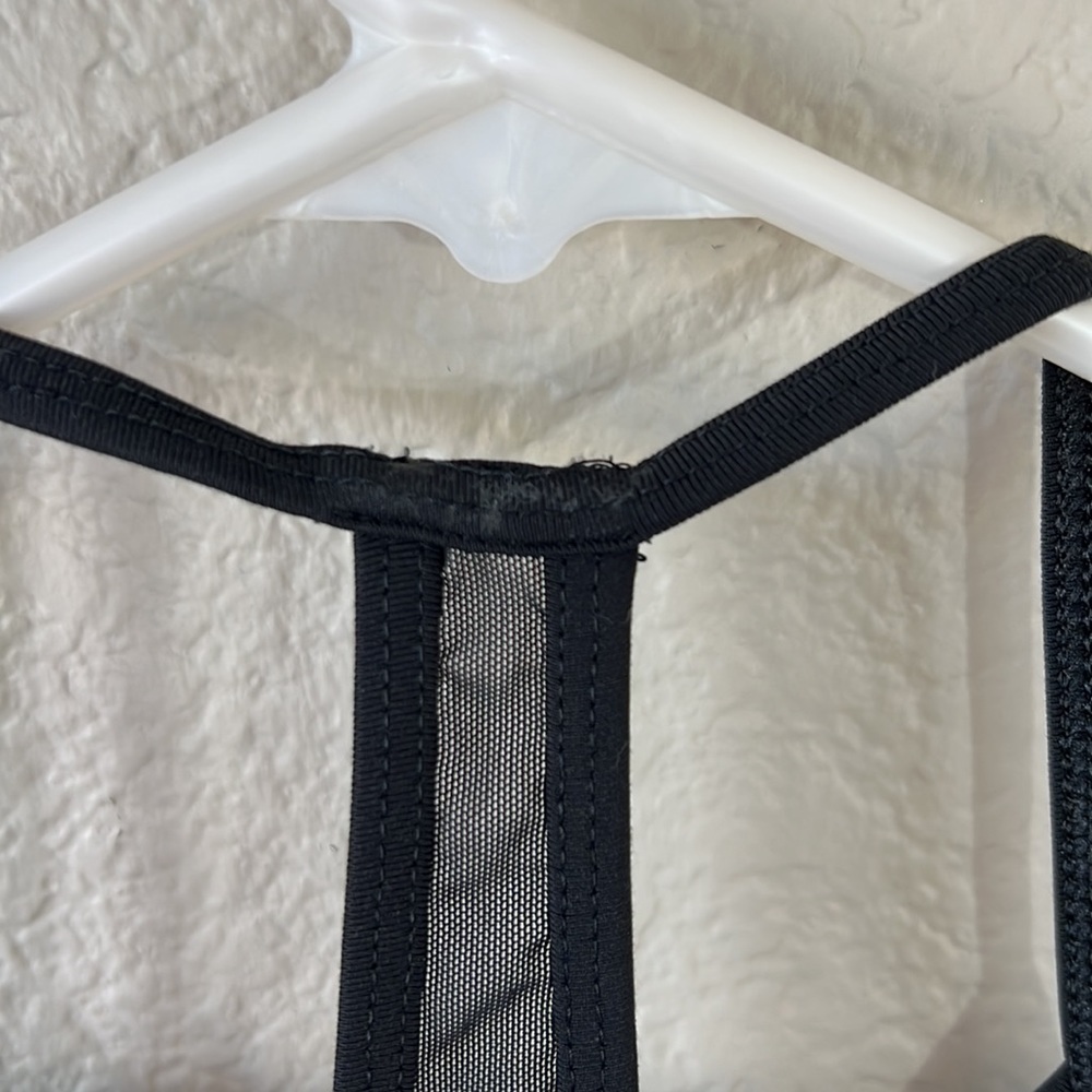 Fabletics Black Mesh Racerback Tank - Picture 9 of 16